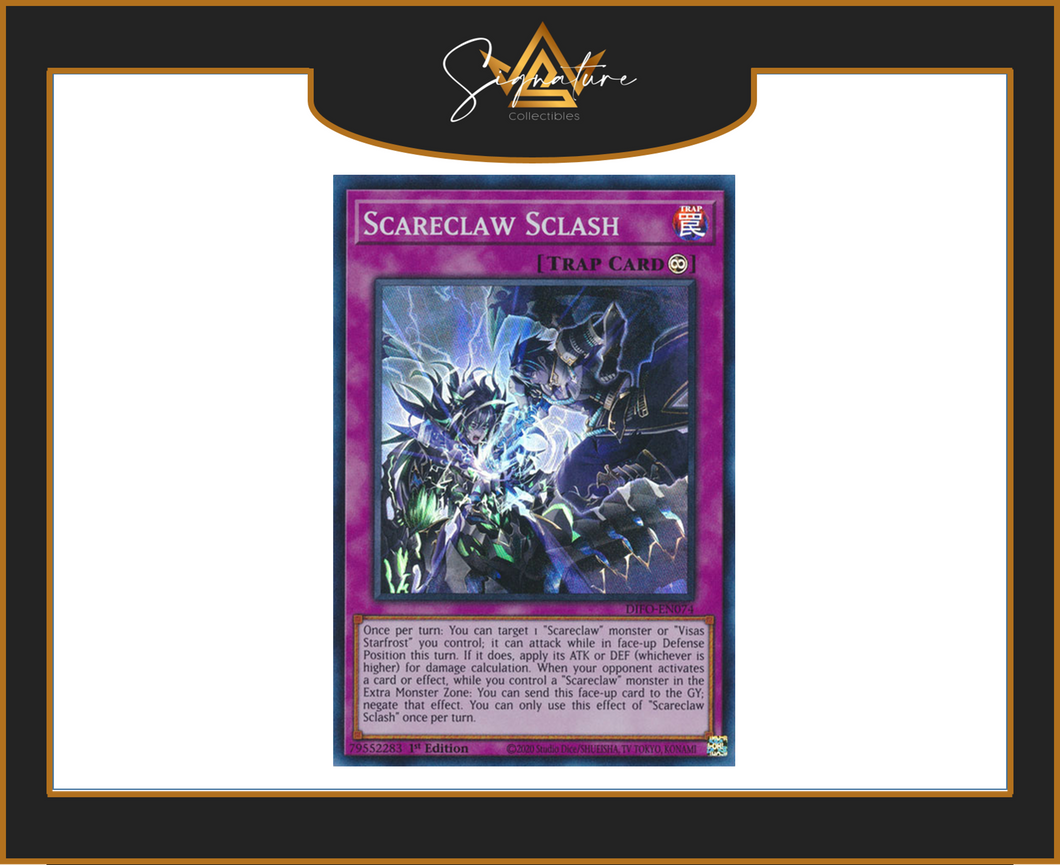 Yu-Gi-Oh! - Scareclaw Sclash DIFO-EN074 - Dimension Force 1st Edition