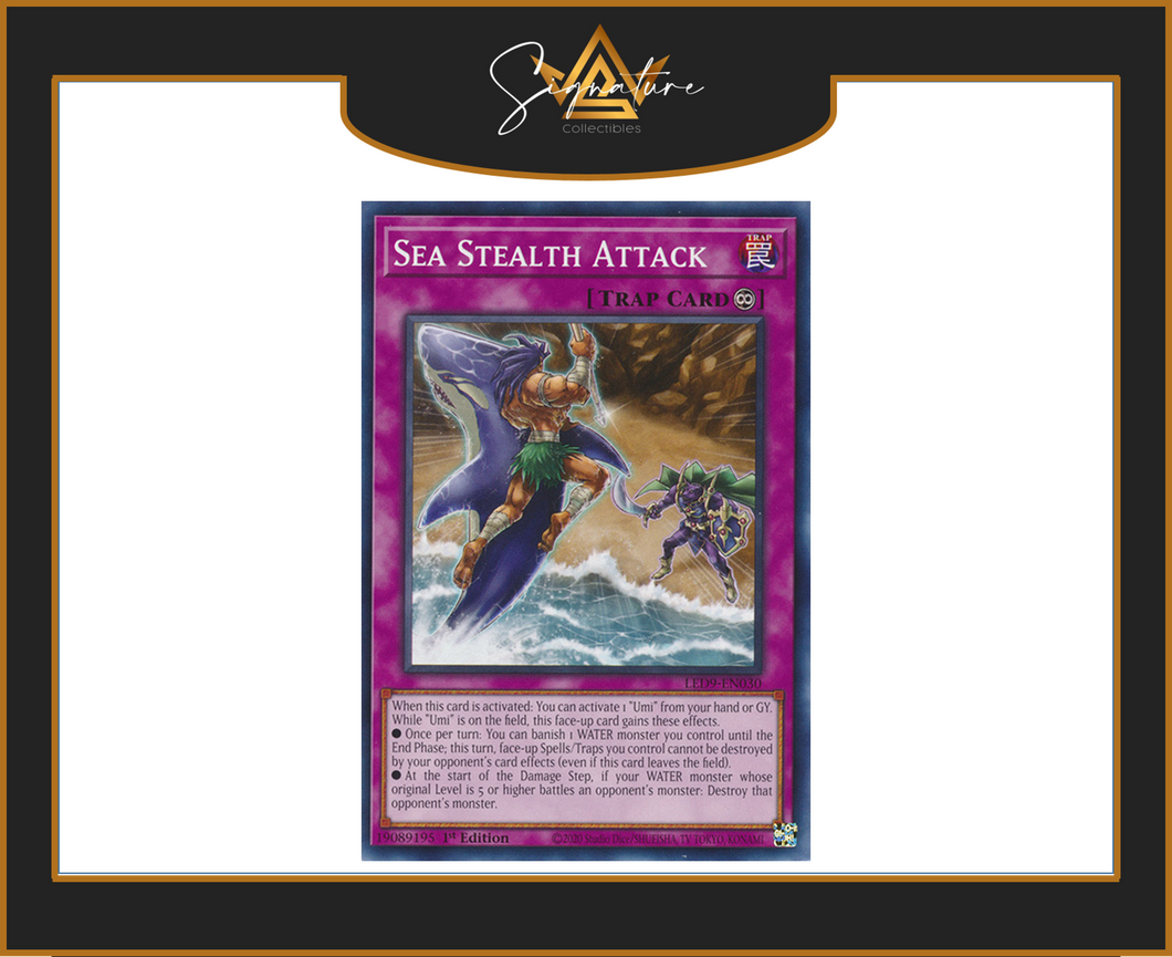 Yu-Gi-Oh! - Sea Stealth Attack LED9-EN030 - Legendary Duelists 1st Edition