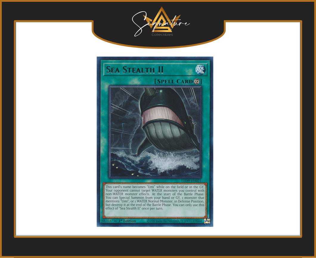 Yu-Gi-Oh! - Sea Stealth II LED9-EN021 - Legendary Duelists 1st Edition