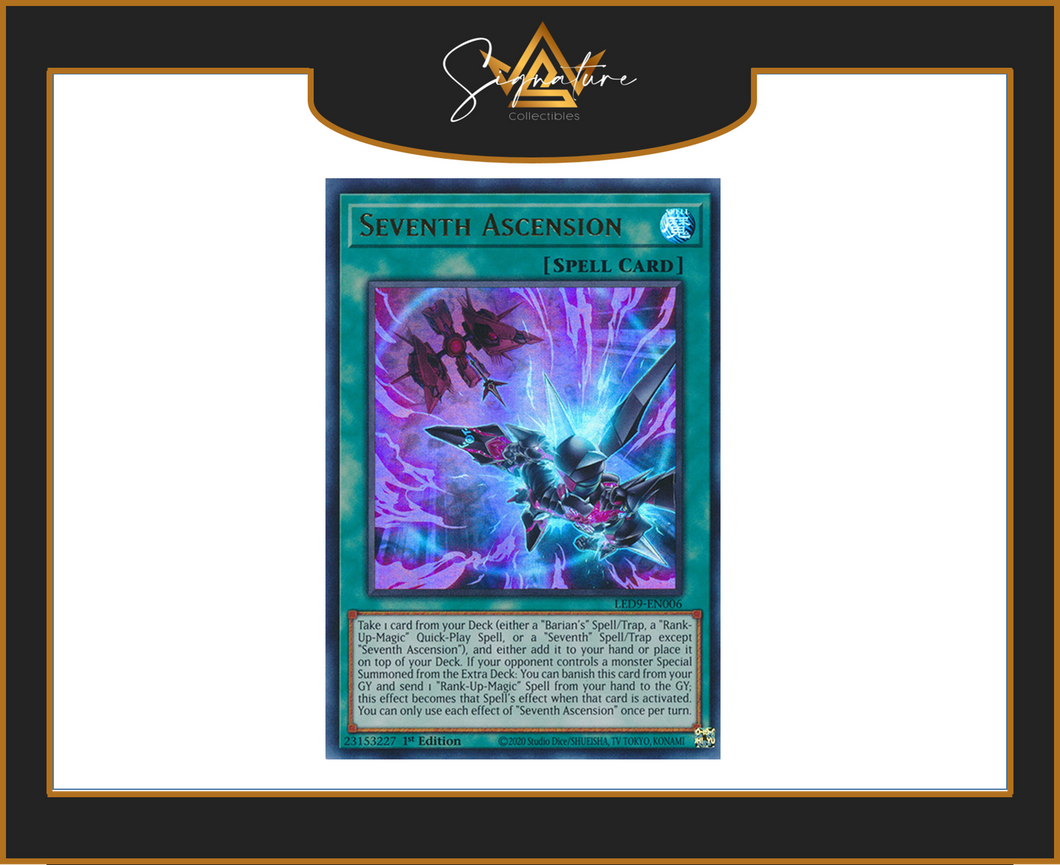 Yu-Gi-Oh! - Seventh Ascension  LED9-EN006 - Legendary Duelists 1st Edition