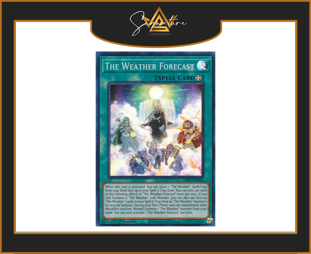 Yu-Gi-Oh! - The Weather Forecast DIFO-EN063 - Dimension Force 1st Edition