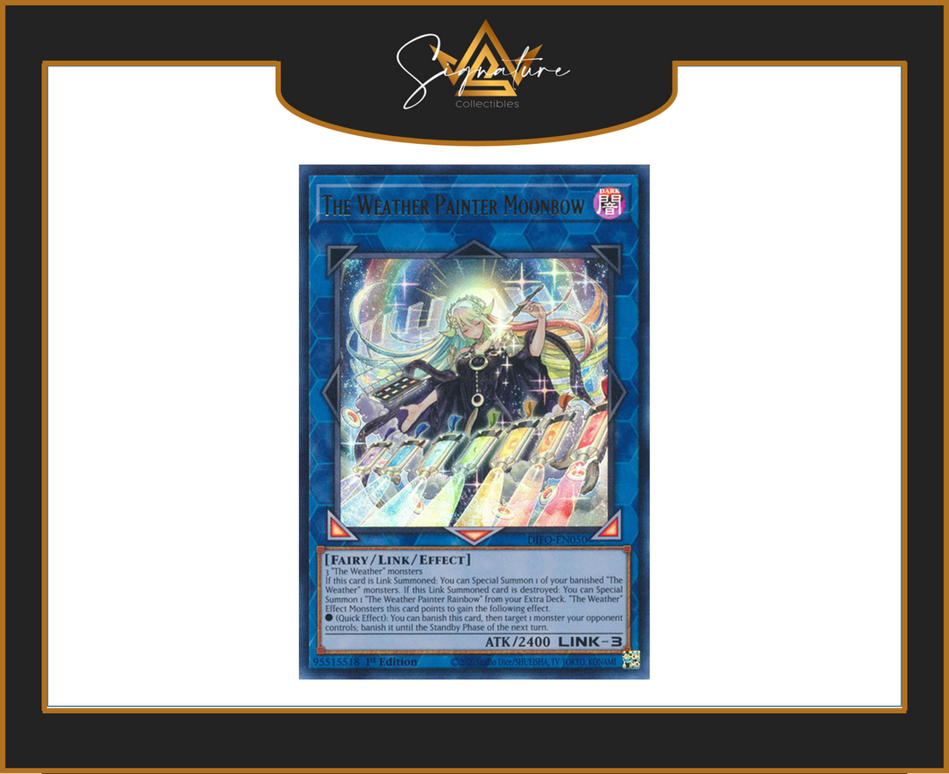 Yu-Gi-Oh! - The Weather Painter Moonbow DIFO-EN050 - Dimension Force 1st Edition