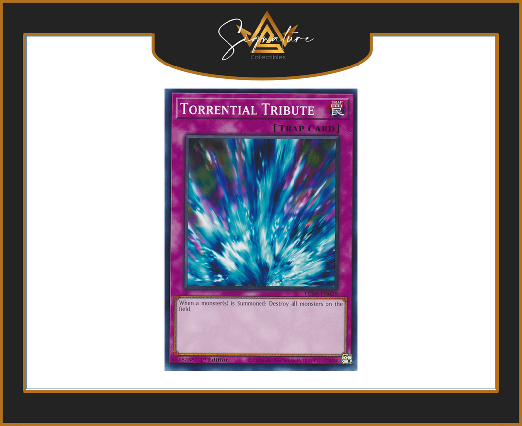 Yu-Gi-Oh! - Torrential Tribute LED9-EN029 - Legendary Duelists 1st Edition