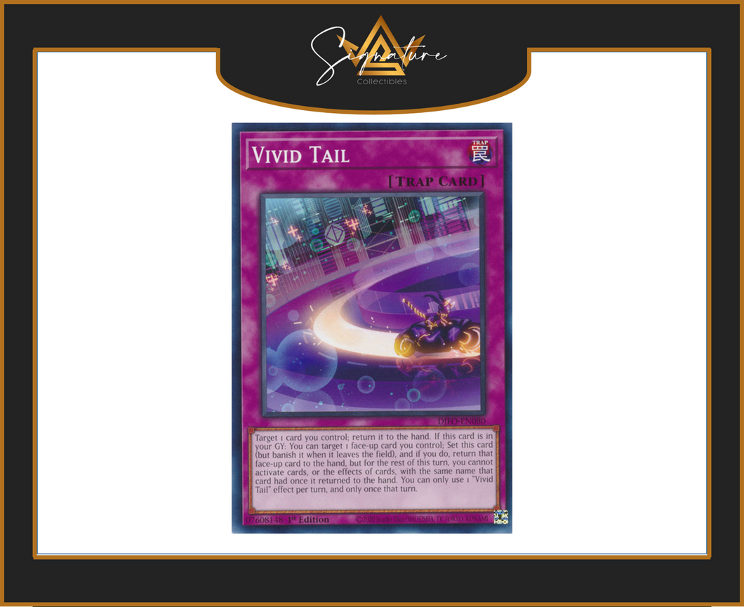 Yu-Gi-Oh! - Vivid Tail DIFO-EN080 - Dimension Force 1st Edition