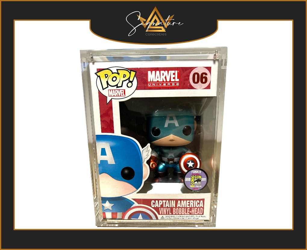 Marvel - Captain America Metallic #06 SDCC 2011 LE 480pc 8.5/10