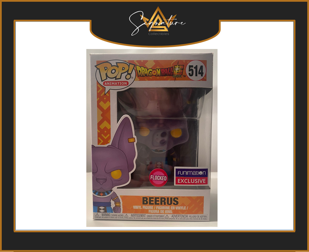 Flocked Beerus #514 Funimation Exclusive