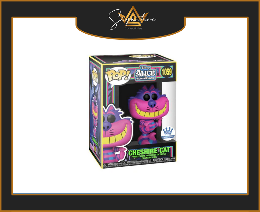 Disney - BlackLight Cheshire Cat #1059 Funko Shop Exclusive