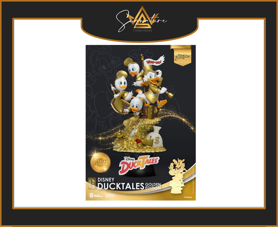 Disney Classic Animation Series D Stage Duck Tales Golden Edition Diorama