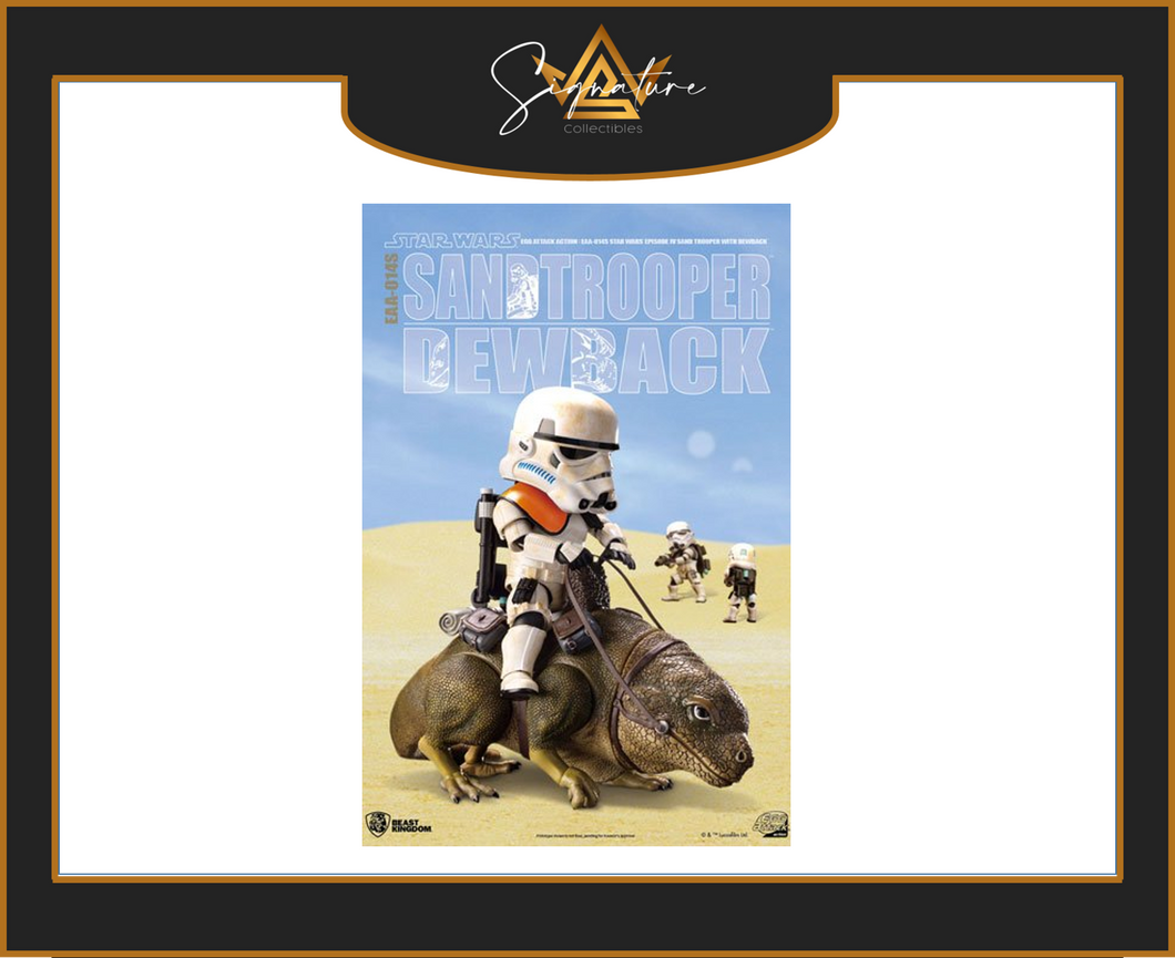 Star Wars Episode IV Egg Attack - Sandtrooper & Dewback