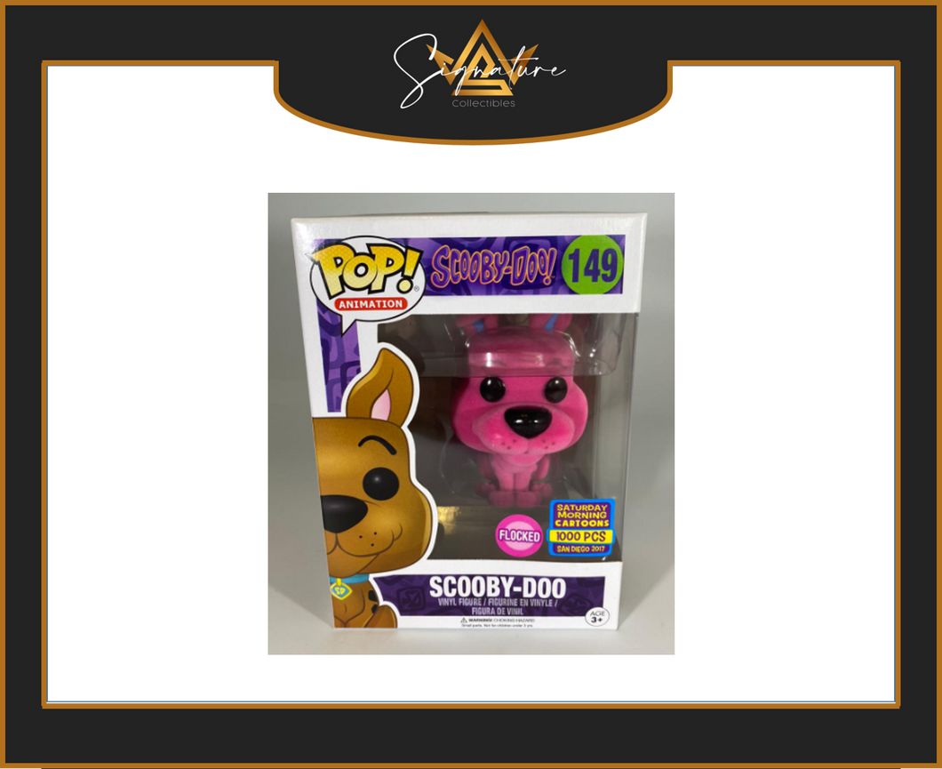 Scooby-Doo Flocked 1000pcs Limited Edition #149 (Pink) 9/10